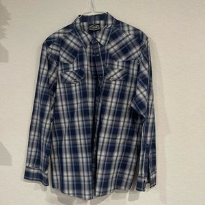 Gibson Trading Company XXL long sleeve pearl snap shirt